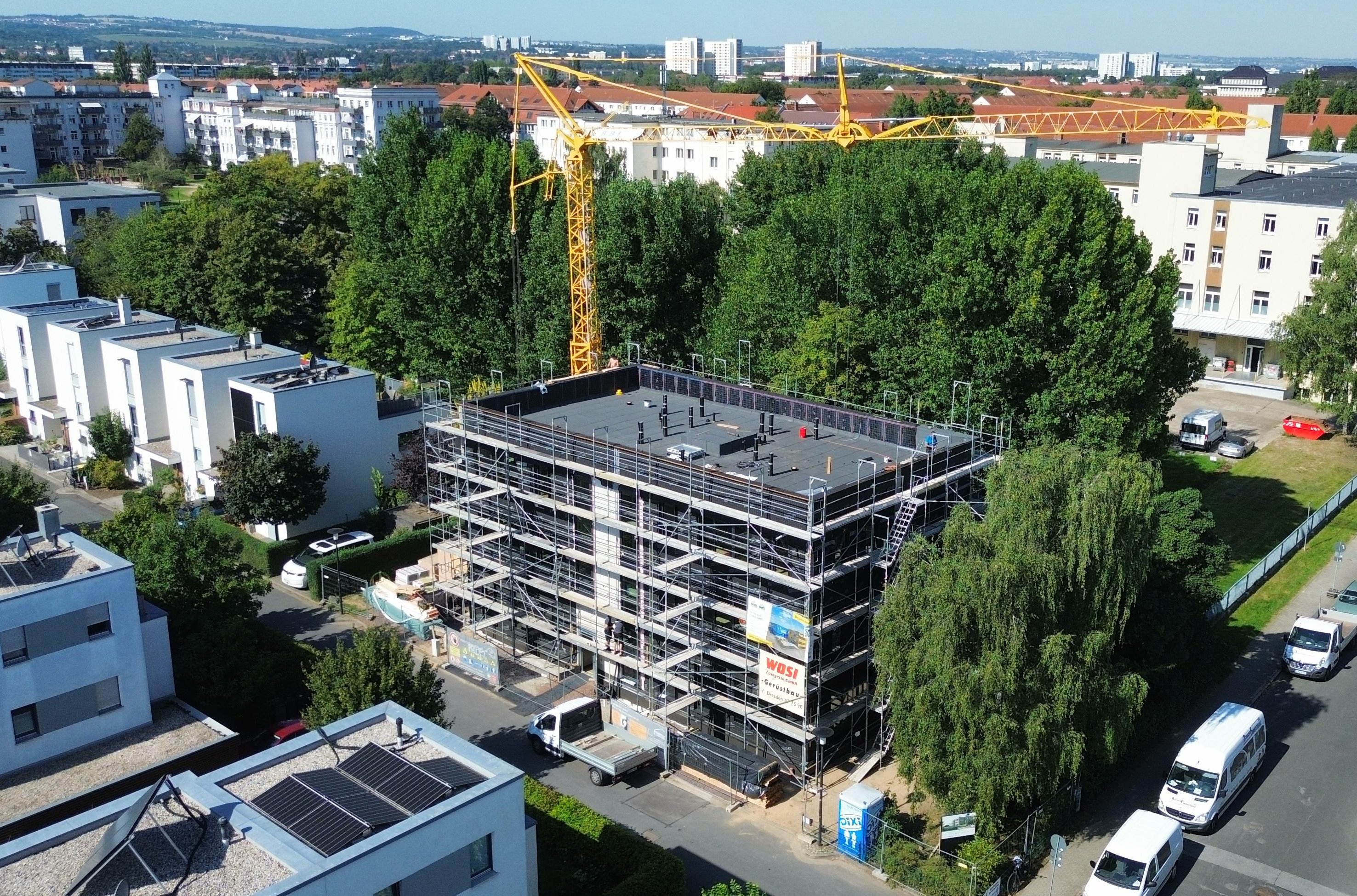 Dresden-Striesen: 94 m² Bürofläche im Neubau vermietet!